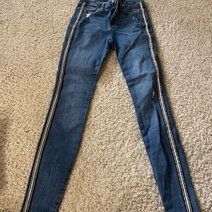 High-Rise Wild Fable Jeans with side stripe